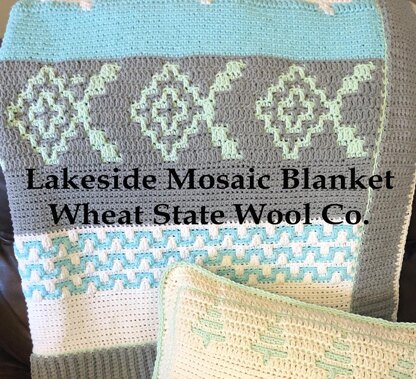 Lakeside Mosaic Blanket