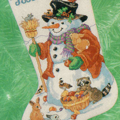 Snowman and Friends Stocking - PDF