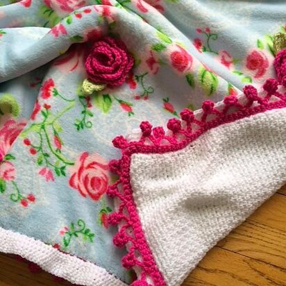 Cabbage Rose Blanket