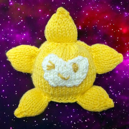 Wish Star inspired choc orange cover / toy - knitting pattern