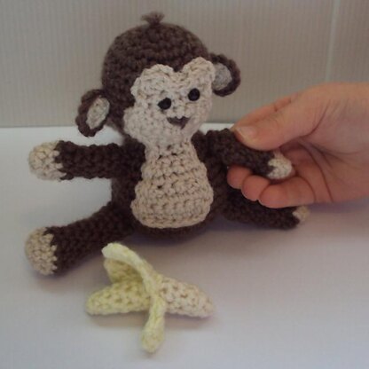 Crochetbury Baby Monkey and Banana