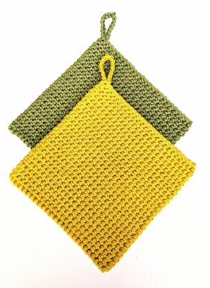 Crochet Potholder Pattern - Thermal Stitch - My Crochet Space