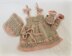 Little Bo-Peep Baby Dress, Bonnet and bootie set (0 to 24 months)