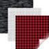 Cricut Patterned Premium Vinyl Sampler 12"X12" 6/Pkg - Rustic Lodge, Lumber Jack