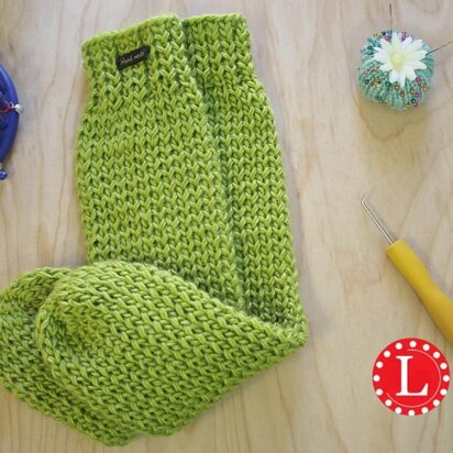 Loom Knit Tube Socks