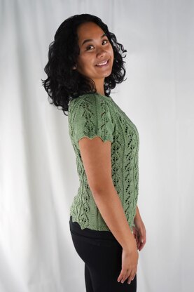 Little Summer Raglan in Cascade Yarns Noble Cotton - DK660 - Downloadable PDF