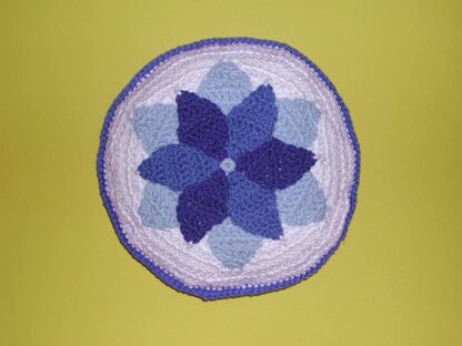 Star Flower Pillow PATTERN C-170