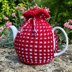 Basket Ribbed 4 Cup Teapot Cosy Knitting Pattern
