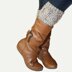 Cabled Boot Cuffs