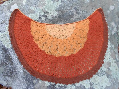 Pumpkin Pie (Pi) Shawl