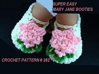 297 SUPER EASY VANILLA MARY JANE BOOTIES