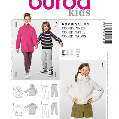 Burda Kids B9482 Coordinates Sewing Pattern