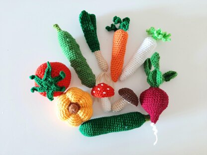 10 vegetables set