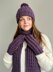 'Katie’ Hat, Mittens and Scarf