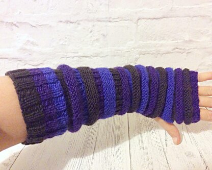 Ridged Armwarmers