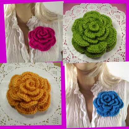 Flower Brooch Pin