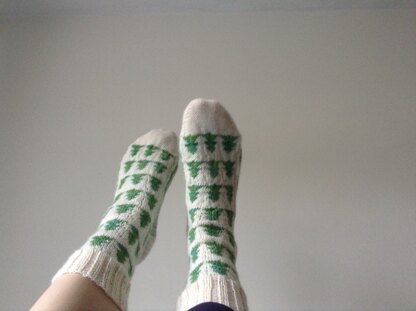 oh, christmas tree socks