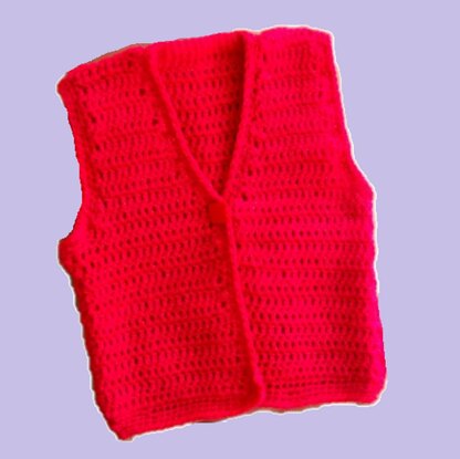 Simple Crochet Vest