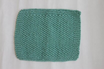 Simple Seed Stitch Dishcloth