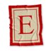 Name Blanket Initial Letter E Throw Baby Shower Stroller C2C Crochet Pattern