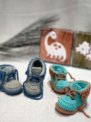 Unisex baby combat boot