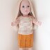 Gold Style Skirt for Doll