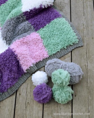 Furry Squares Blanket