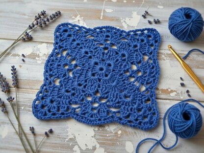 Crochet Square Motif Pattern – PDF + Video Tutorial