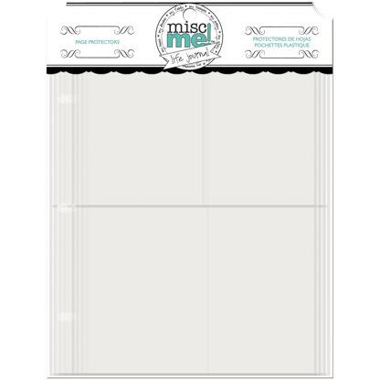 American Crafts BoBunny Misc Me Page Protectors 8"X6" 40/Pkg - Variety Pack