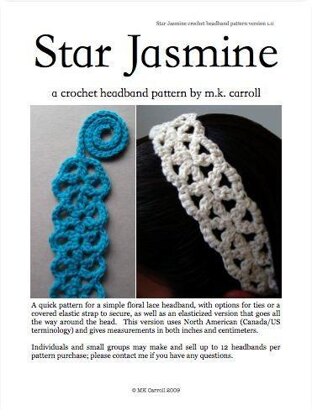 Star Jasmine Headband