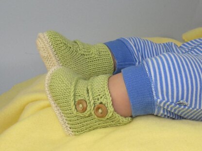 Baby 2 Strap Bumper Booties