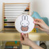 Cotton Clara Miffy Cross-Stitch Kits - Orange + White Cross Stitch Kit - 15cm