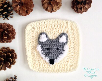 Woodland Wolf Granny Square