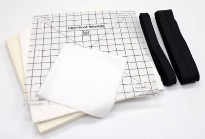 June Tailor Inc Reversible T-Shirt Quilt Kit Sash-In-A-Dash - Black