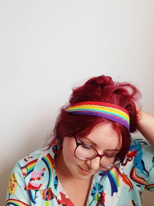 Super Simple Rainbow Headband