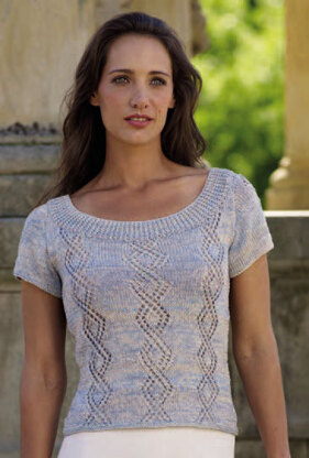 3/4 and Short Sleeved Tops in Sirdar Toscana DK - 7977 - Downloadable PDF