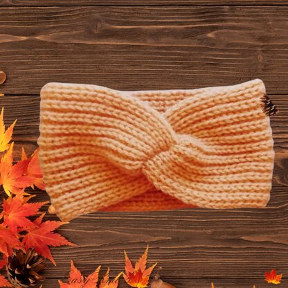 Knitted Twisted Headband