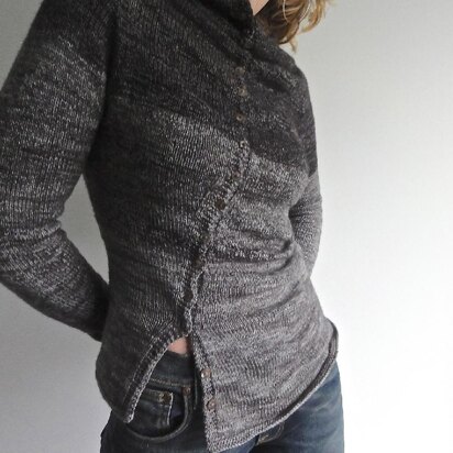 Grey Twist Cardi