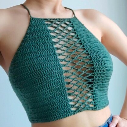 Lattice Crop Top