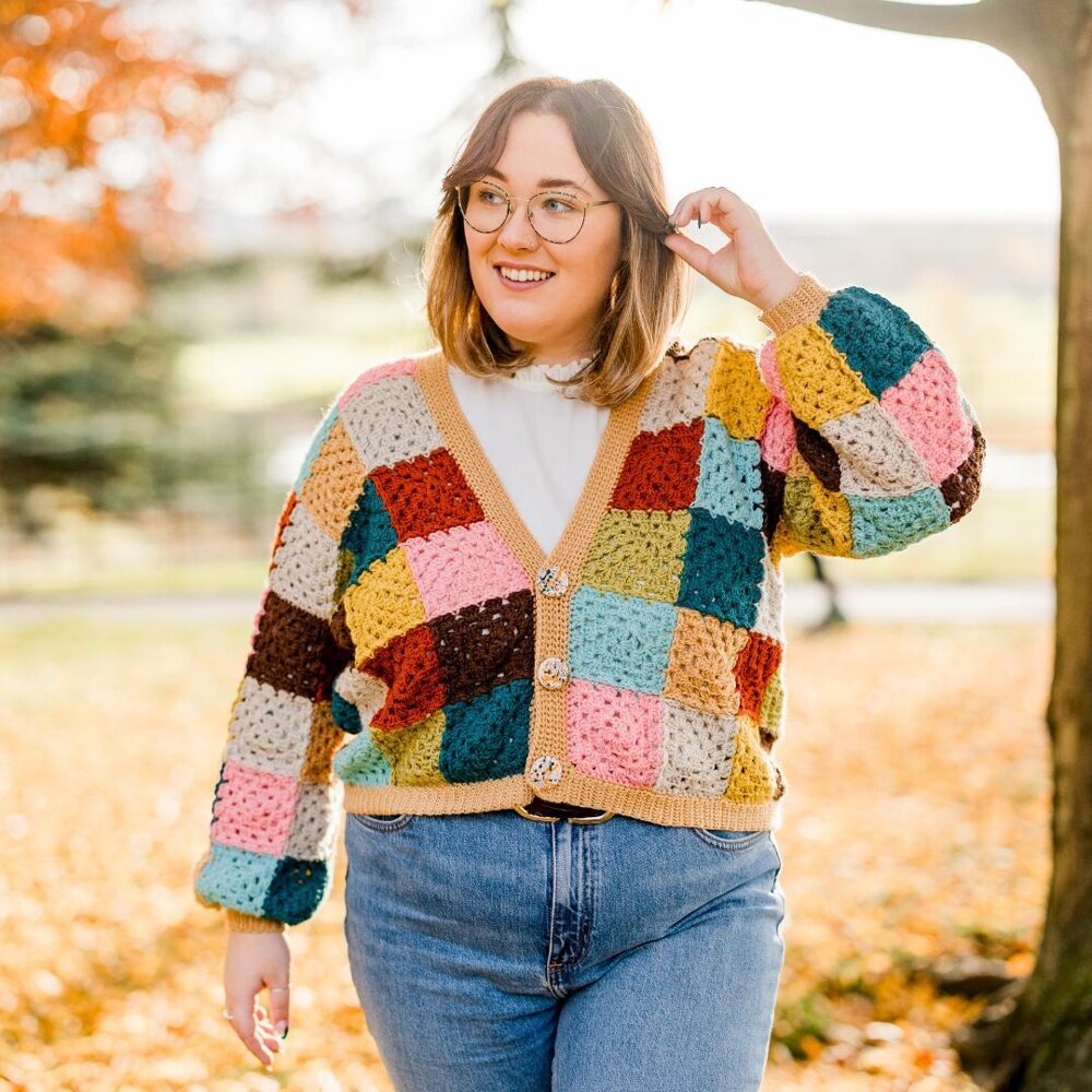 Jilly Cardigan Crochet pattern by Holly Woodward Designs