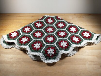 Granny Square Christmas Tree Skirt