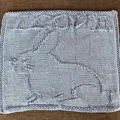 Kanin/Rabbit Dishcloth/Serviet/Karklud