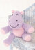 Hippopotamus Toy in Sirdar Snuggly Snowflake DK - 4761 - Downloadable PDF