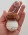 Mushroom keychain