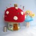 Toadstool Pincushion and Fairy