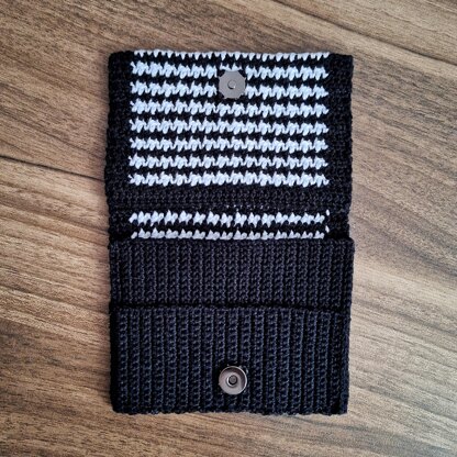 Houndstooth Wallet