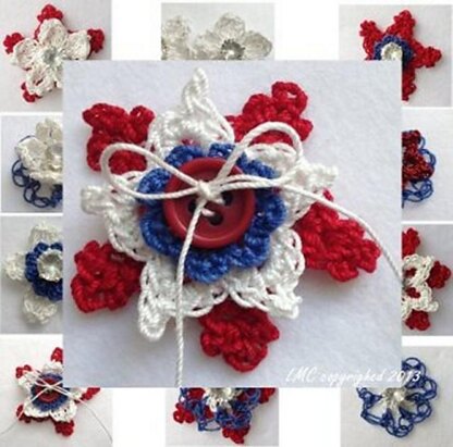 Ole' Glory Stackable Crochet Pattern