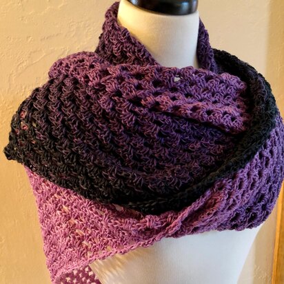 Heartland Crochet Triangle Shawl