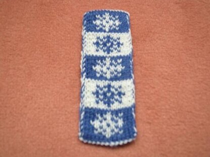 Snowflakes bookscarf