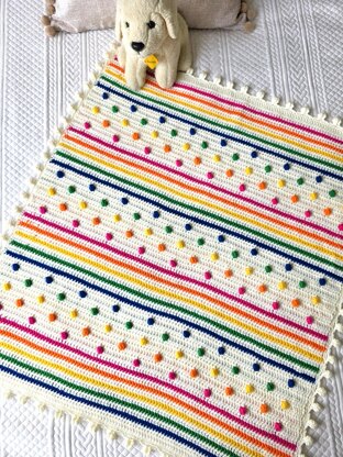 Spots & Stripes Baby Blanket
